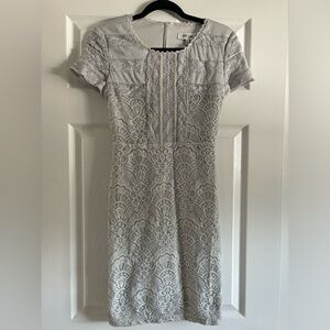 DRY LAKES grey lace dress